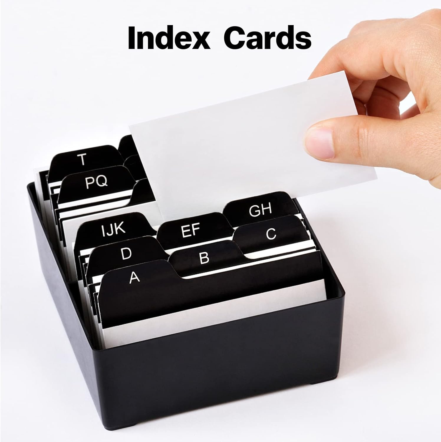 100 Pack White Blank Index Cards 3x5 Unlined Note Cards, Goefun 80lb Heavy Duty Card Stock Thick Paper for Postcards, Photo Paper, Syllable Boards - Image 7