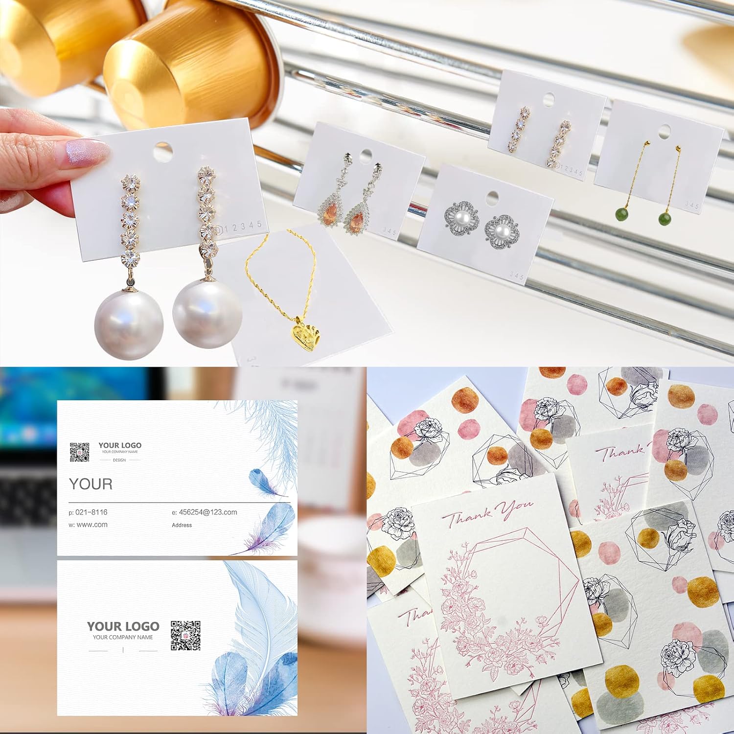 100 Pack White Blank Index Cards 3x5 Unlined Note Cards, Goefun 80lb Heavy Duty Card Stock Thick Paper for Postcards, Photo Paper, Syllable Boards - Image 8